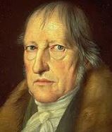 G.W.F. Hegel portresi ve Diyalektik süreç diyagramı akademik analiz görseli